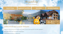 Desktop Screenshot of burgstallerhof.at