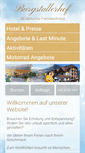 Mobile Screenshot of burgstallerhof.at