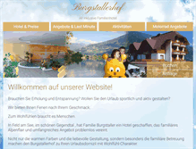 Tablet Screenshot of burgstallerhof.at